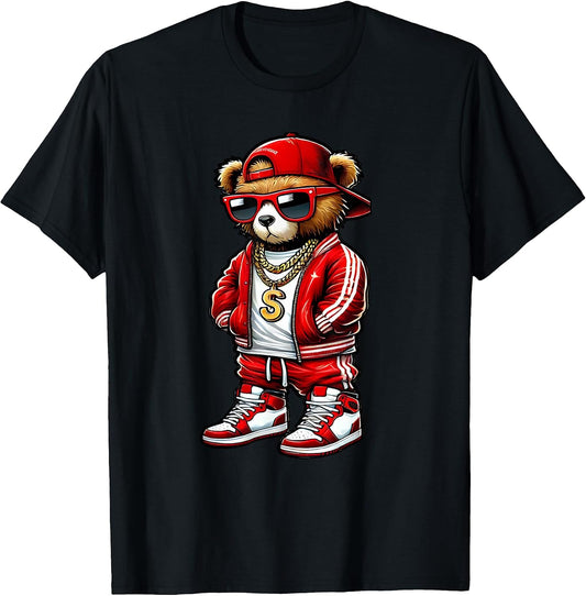 Teddy Bear 90s Hip Hop Rap Lovers Men Women & Kids