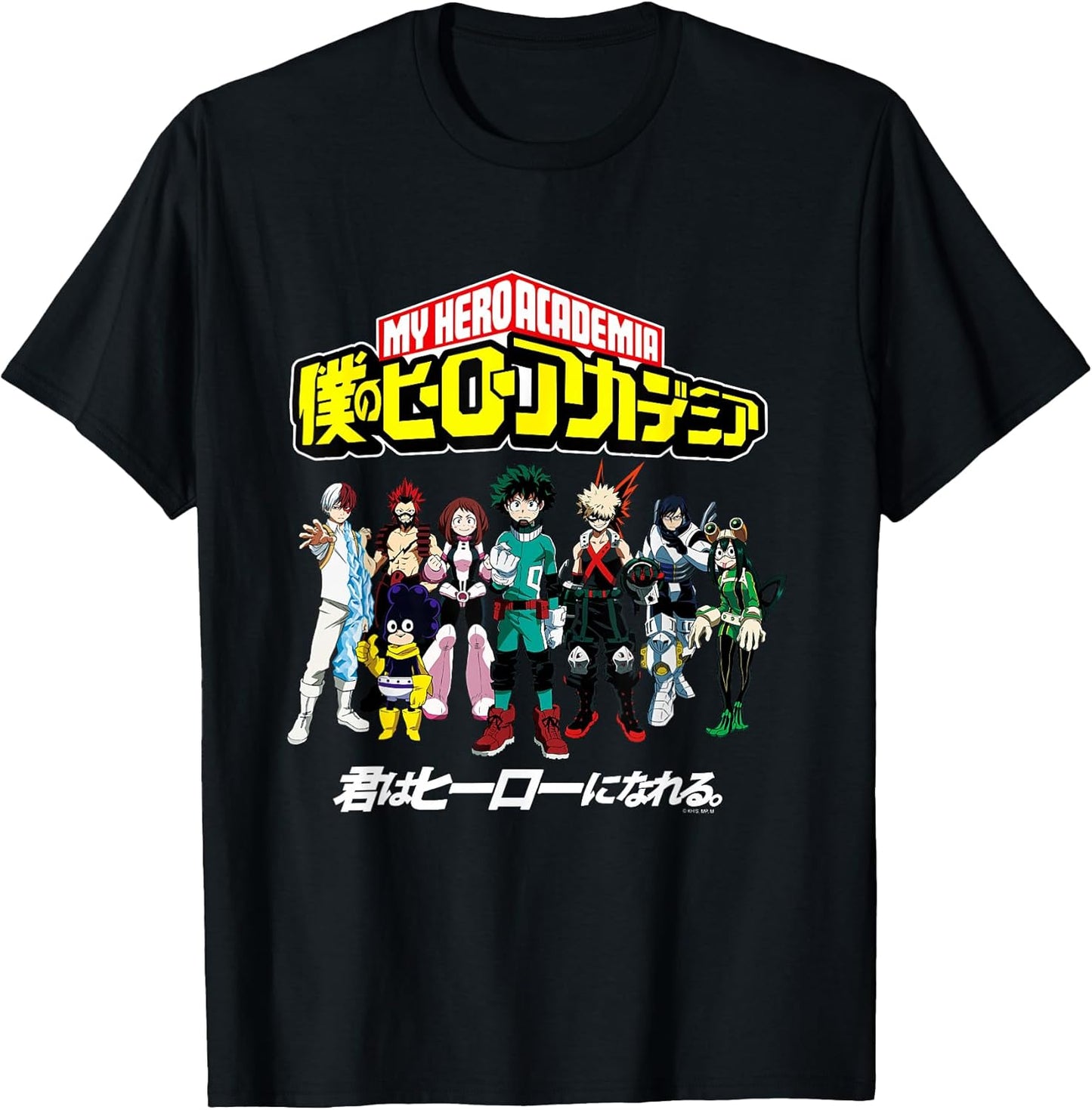 Class 1A Group Shot Anime T-Shirt