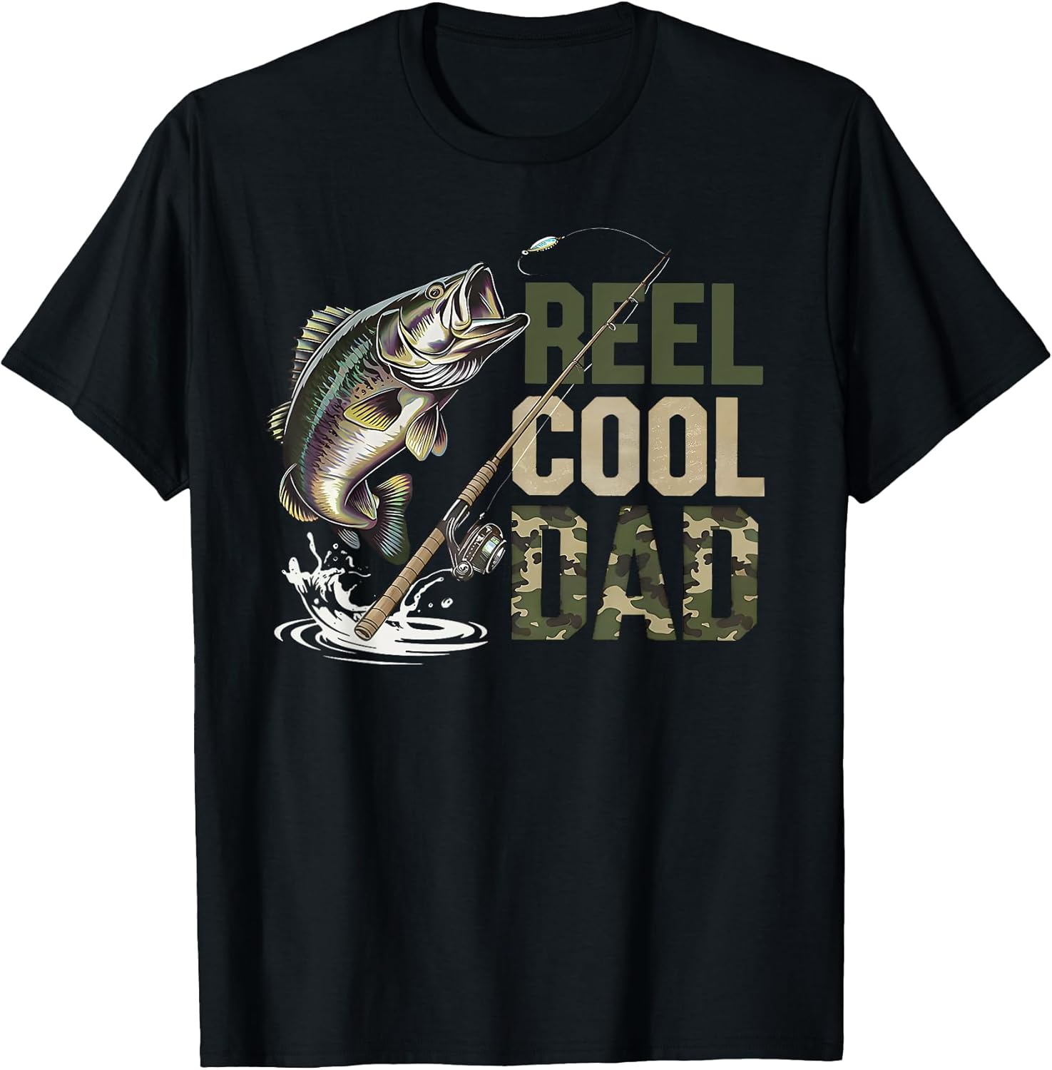 Reel Cool Dad Fishing Fisherman Father's Day Papa