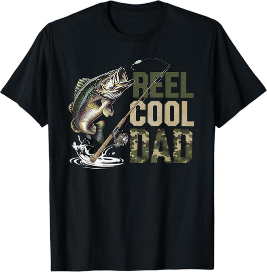 Reel Cool Dad Fishing Fisherman Father's Day Papa
