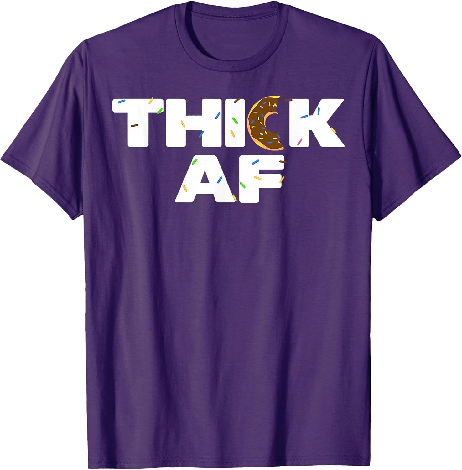 Thick AF funny gym fitness weightlifting donut