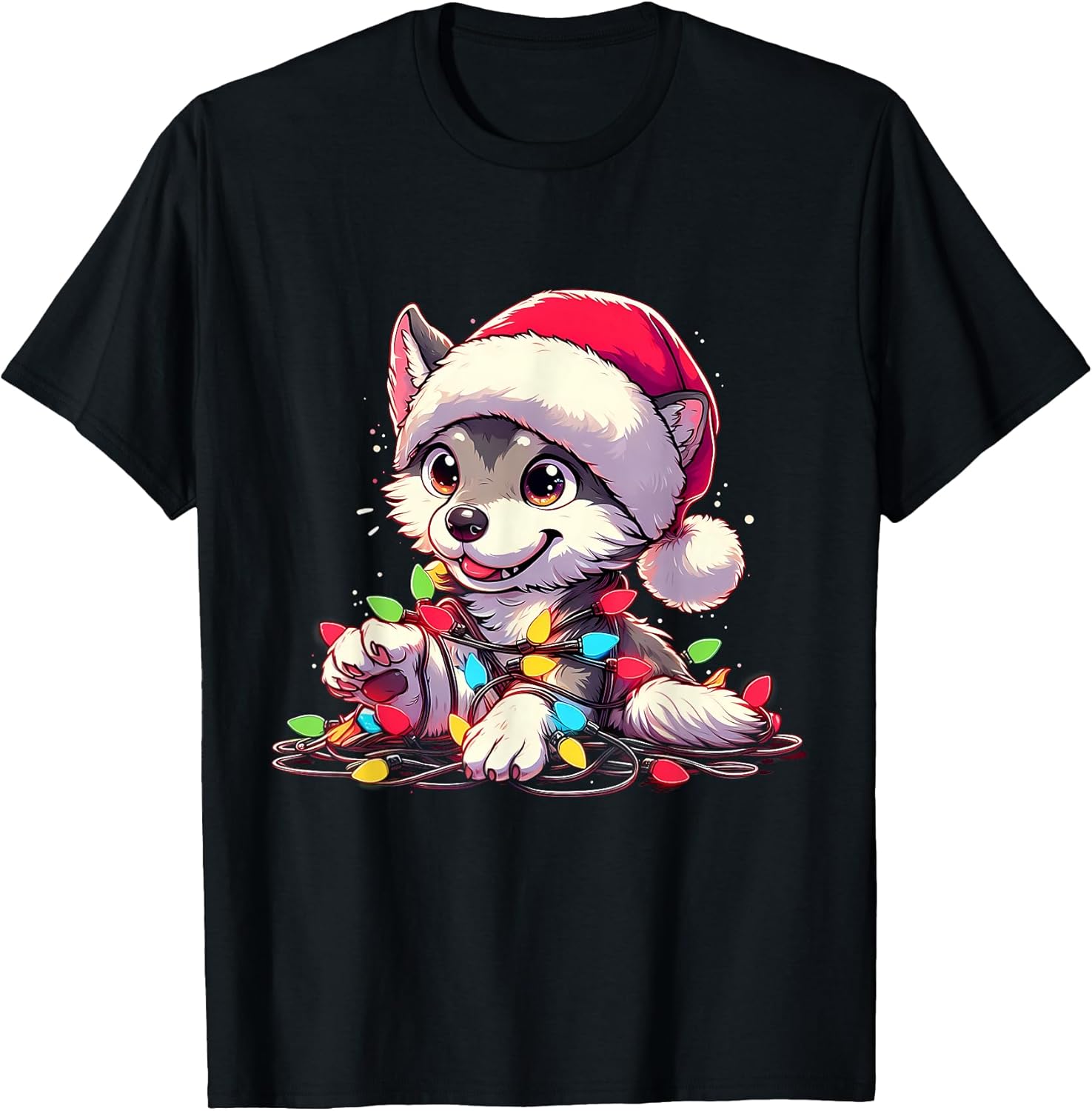 Christmas Pajama for Wolf Lovers