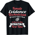 Cool Evidence Technician Humor Quote Merch