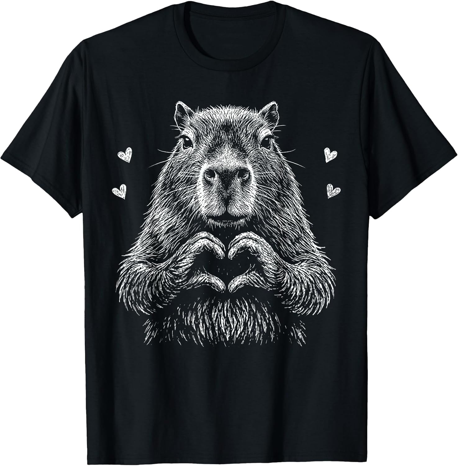 Funny Capybara Meme Valentine Tees