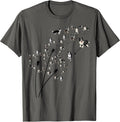 Border Collie mom messy bun tee