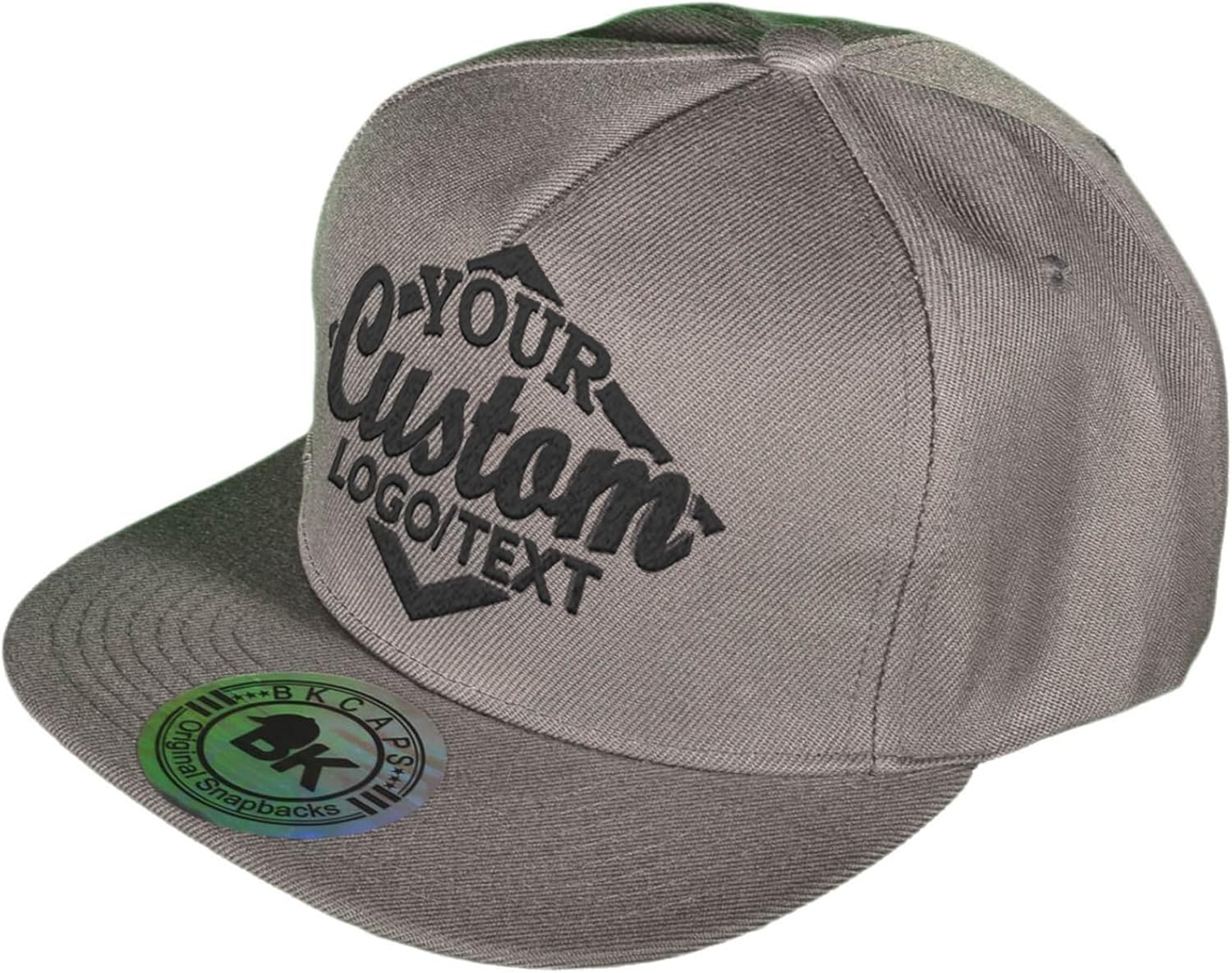 Custom Personalized Embroidered Snapback Hats for Men & Women Customized Baseball Hat Add Your Text/Photo Design Your Own Hat