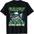 Funny Fishing Tee for Men and Youth Fish