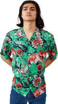 Silhouettes Short Sleeve Woven Button-Down Shirt