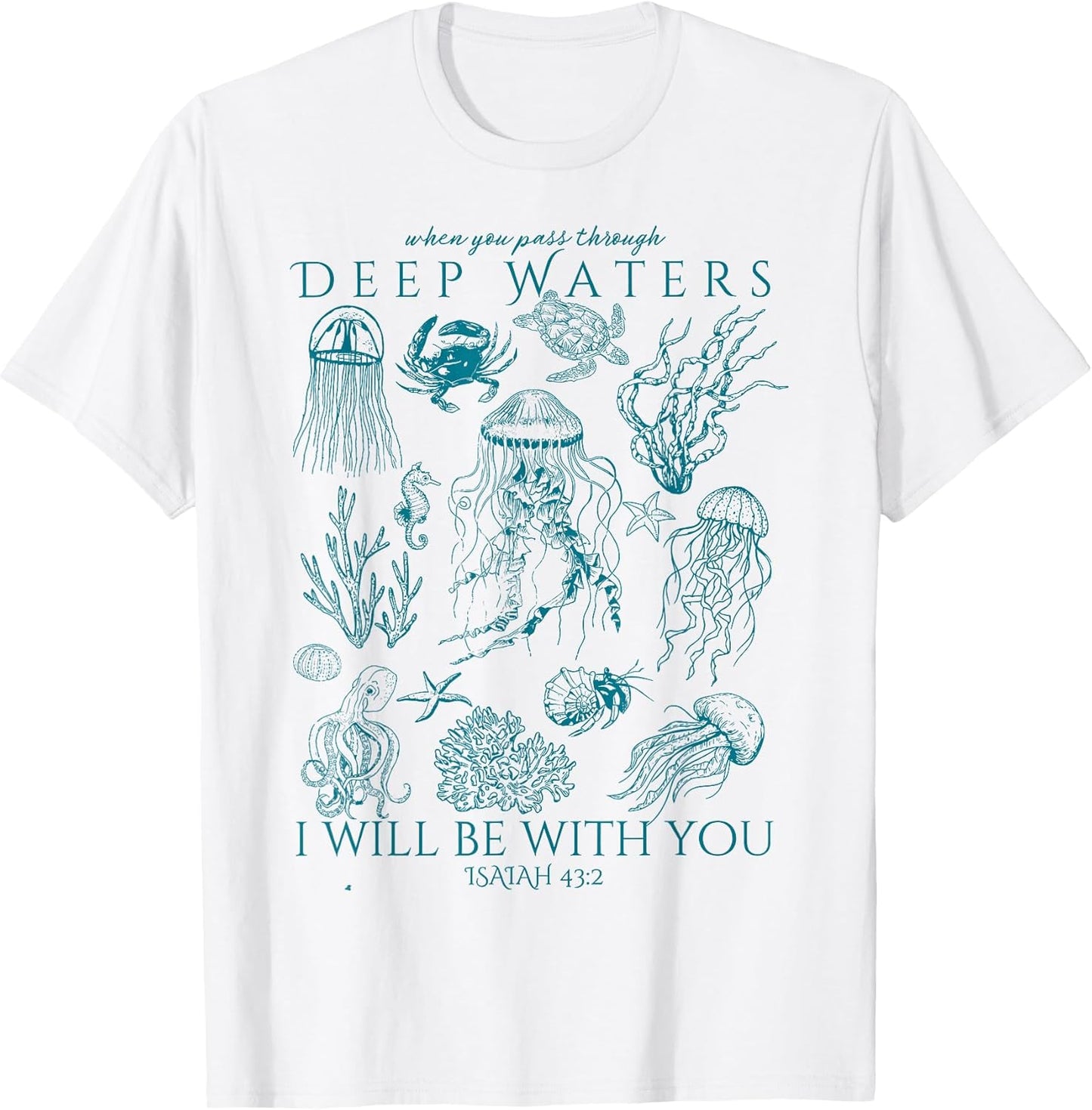 Christian Ocean Animal Shirt Faith Apparel Gift