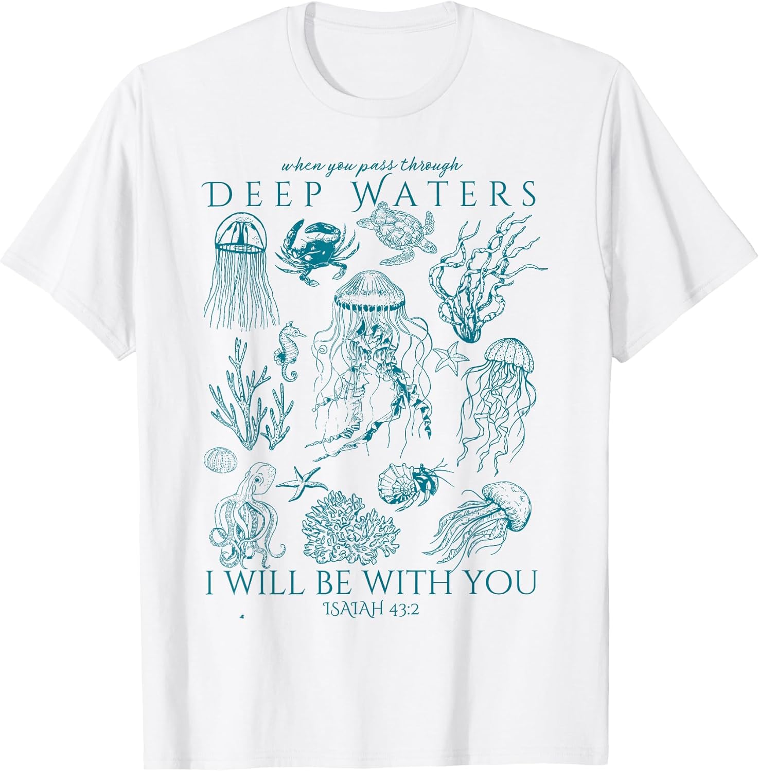 Christian Ocean Animal Shirt Faith Apparel Gift