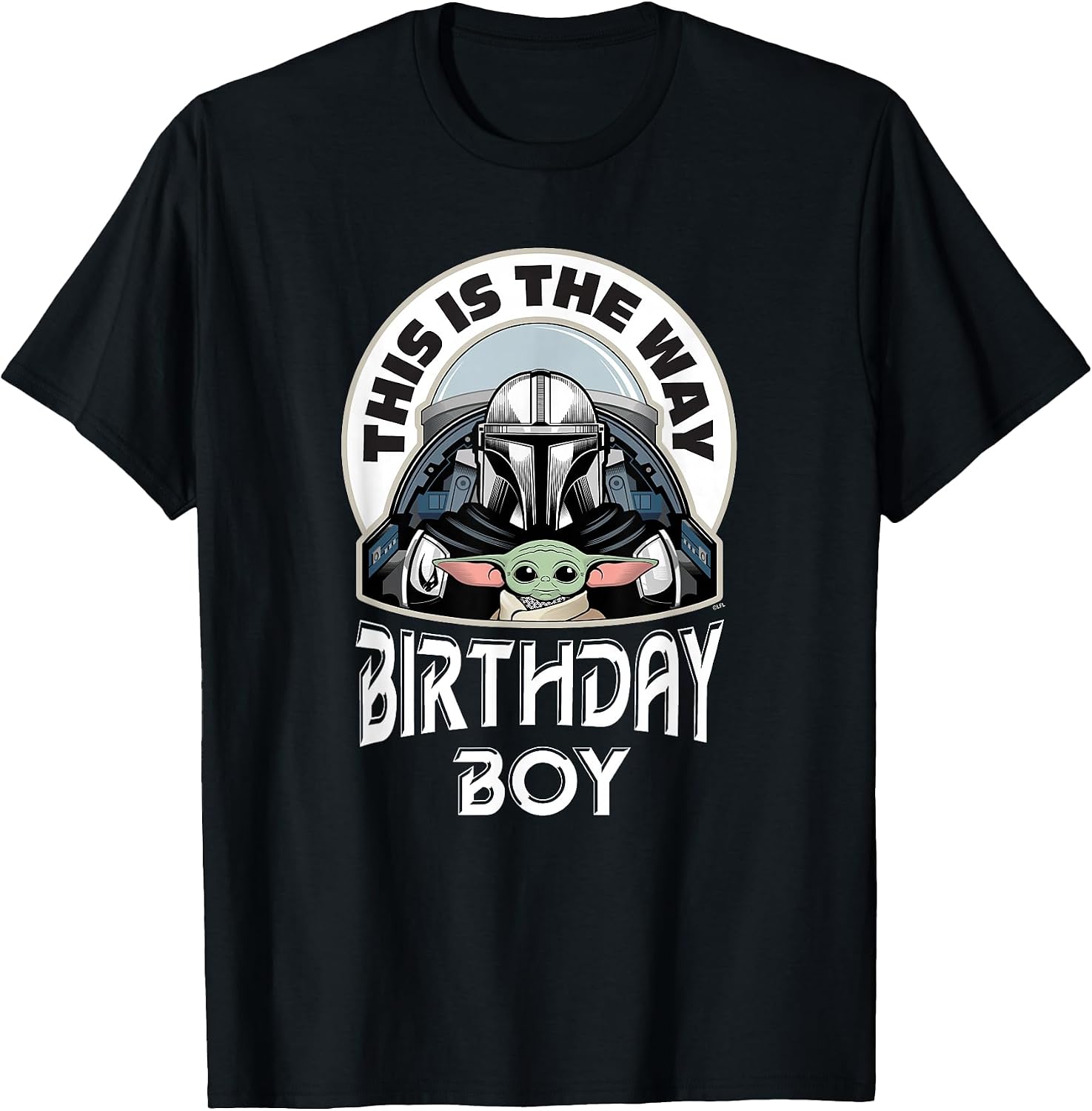 Mandalorian and Grogu This is the Way Birthday Boy T-Shirt