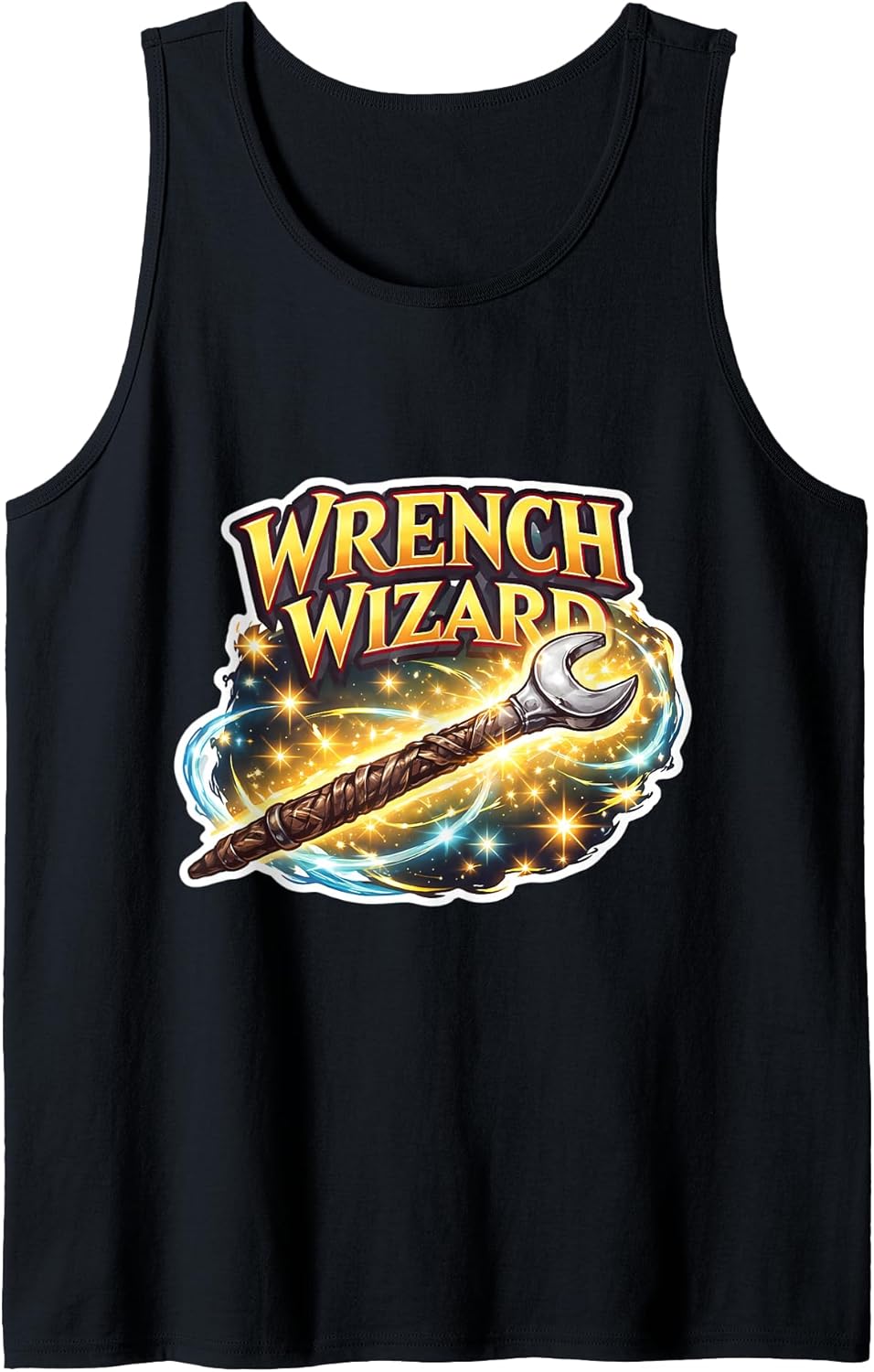 Wrench Wizard Funny Mechanic Quote Saying Merch