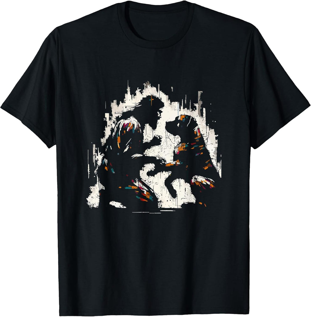 Jesus With Dog - Funny Christian Religious Dog Puppy Lover T-Shirt for Men Women Girls Kids