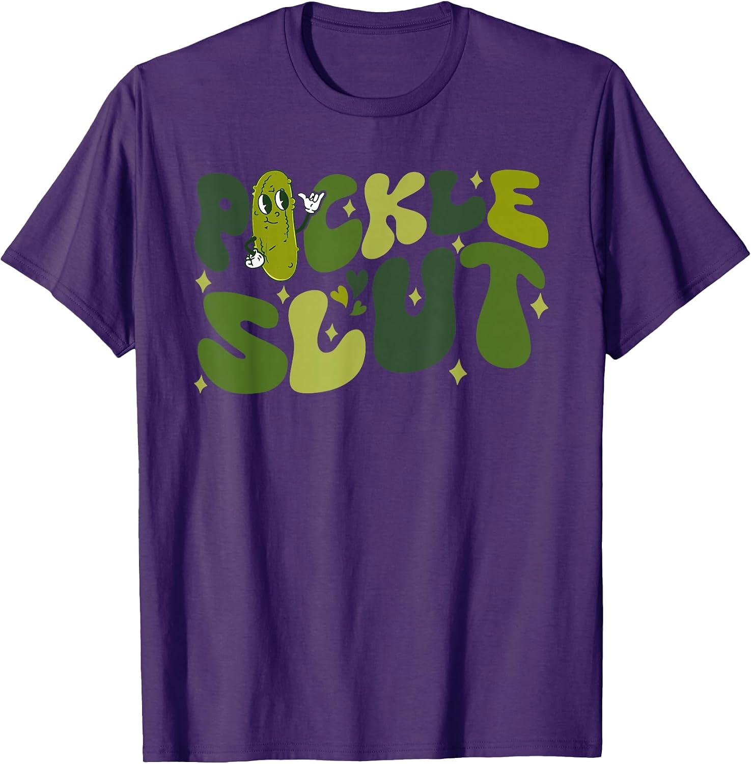Pickle Slut Sarcastic Saying Girl Loves Pickle Tee