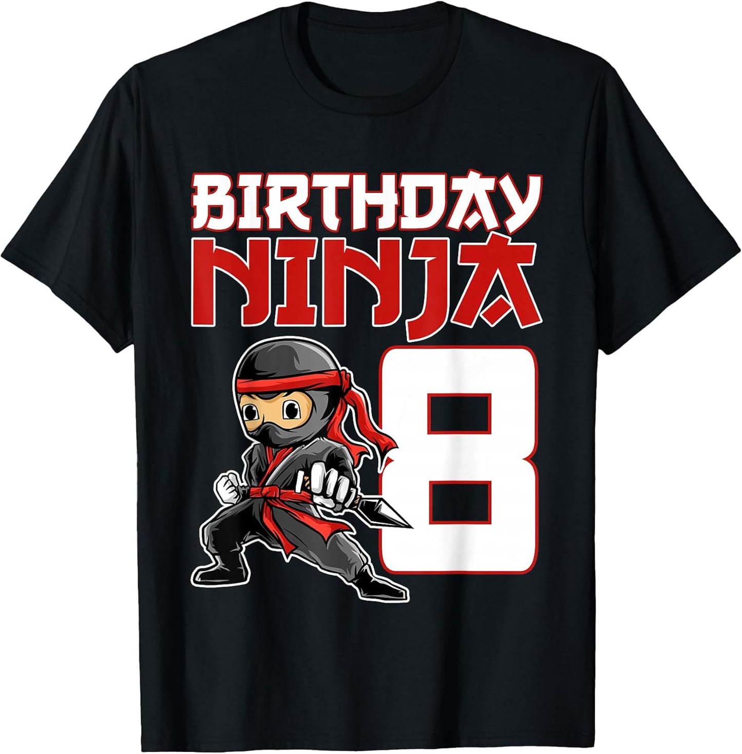 Birthday Ninja Funny Party Themed Matching Wear