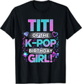 K Pop Birthday Decorations Family Matching Tees