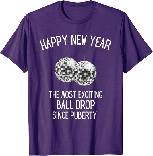 Funny Adult New Year's Eve Shirt - Ball Drop
