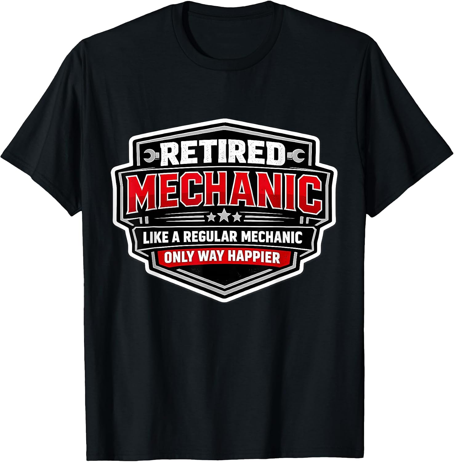 Retired Mechanic Like A Regular Only Happier Merch