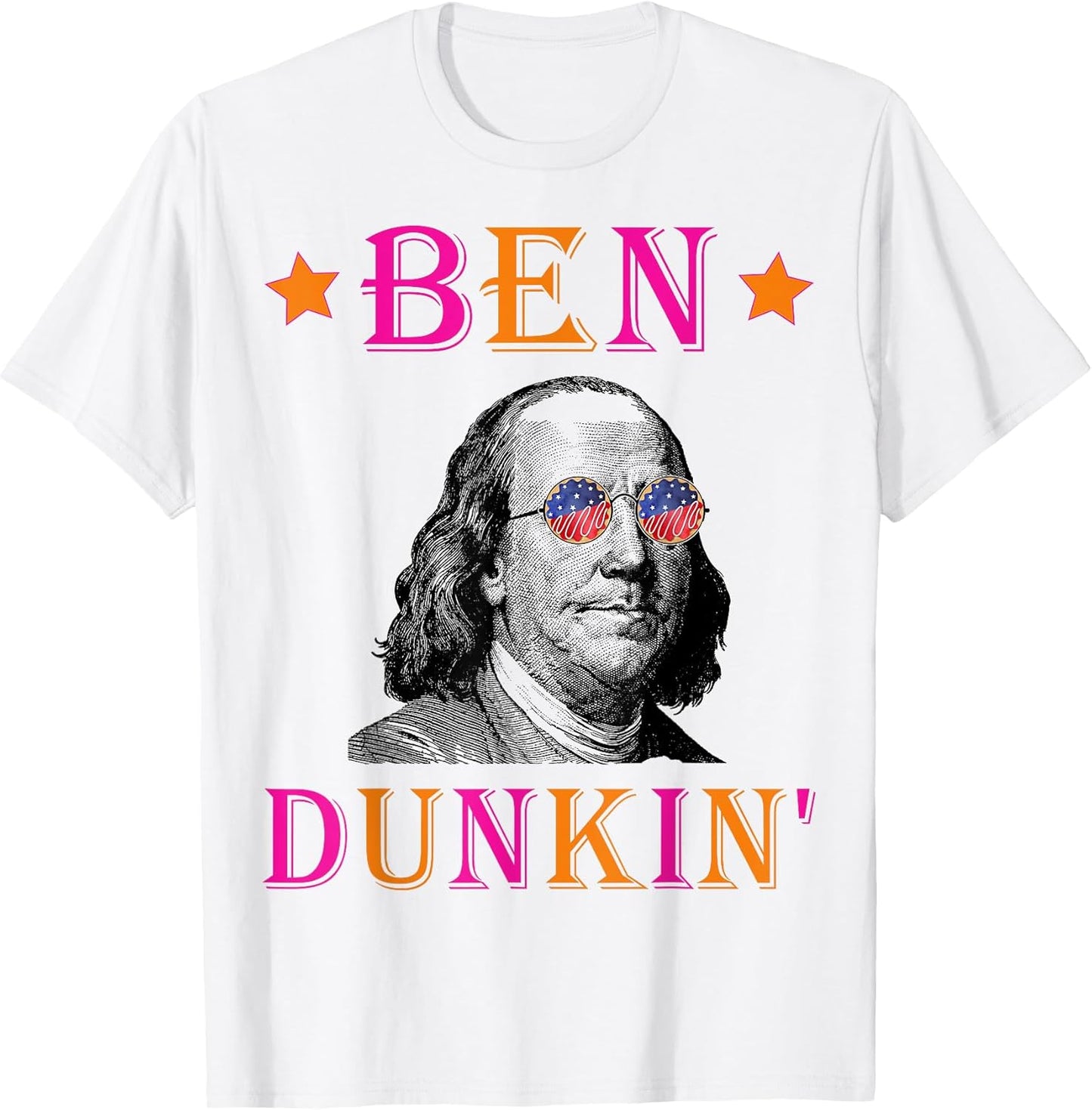 Patriotic Sweet Doughnut Co. 4th July Ben Dunkin T-Shirt