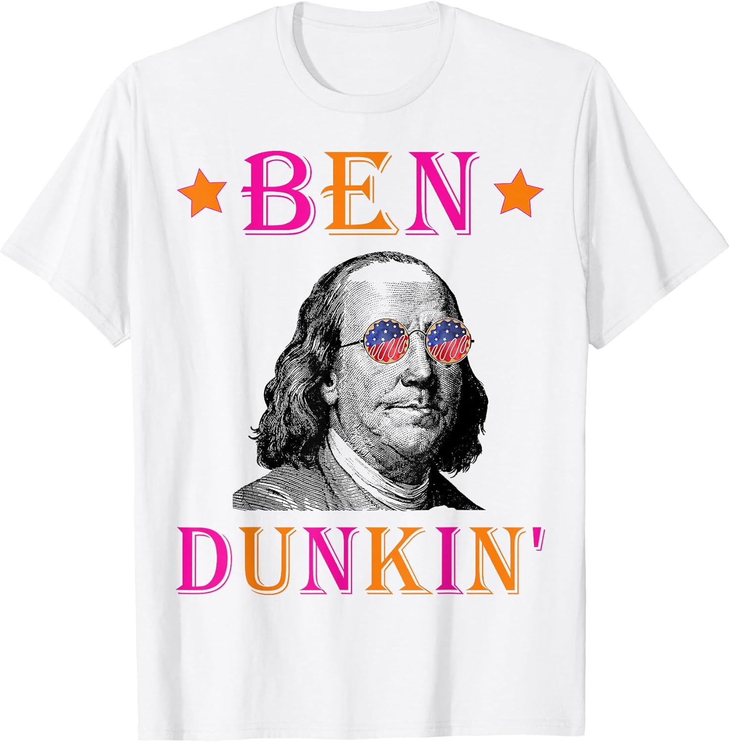 Patriotic Sweet Doughnut Co. 4th July Ben Dunkin T-Shirt