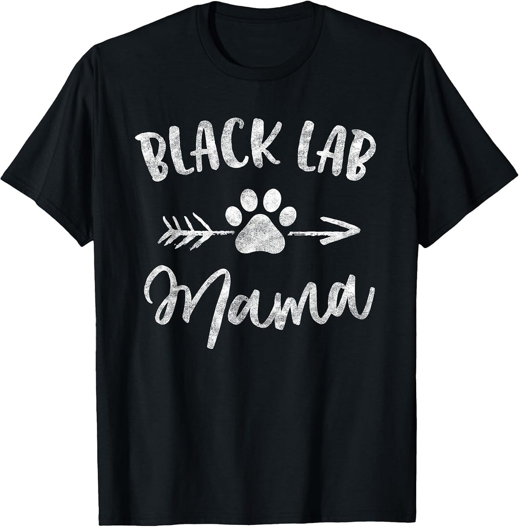 Black Lab Mama Labrador Retriever Lover Gifts Dog Mom Mother T-Shirt for Men Women Girls Kids