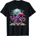 Disco Octopus Halloween Tees