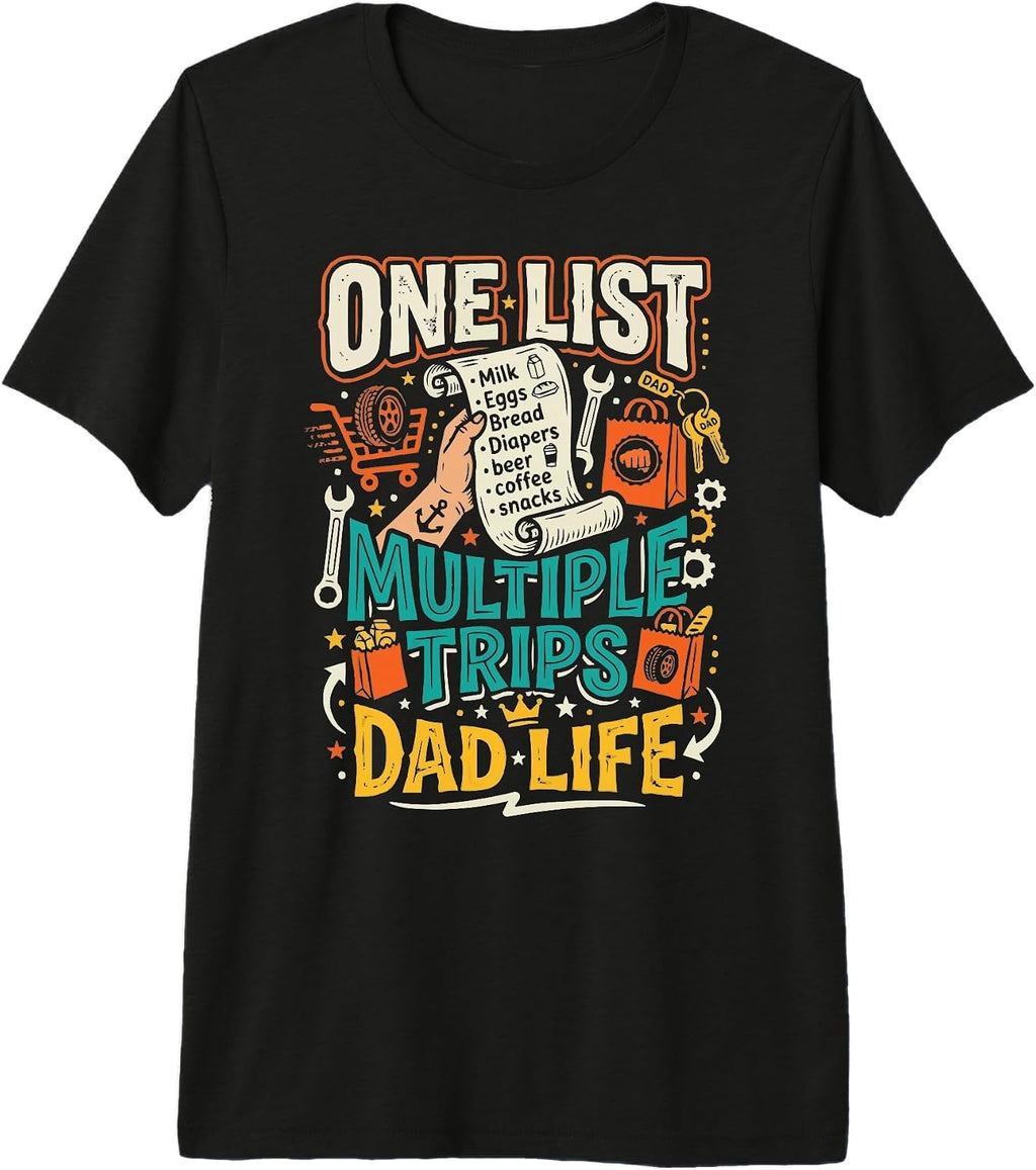 Grocery List Dad Fathers Day SteMi Apparel