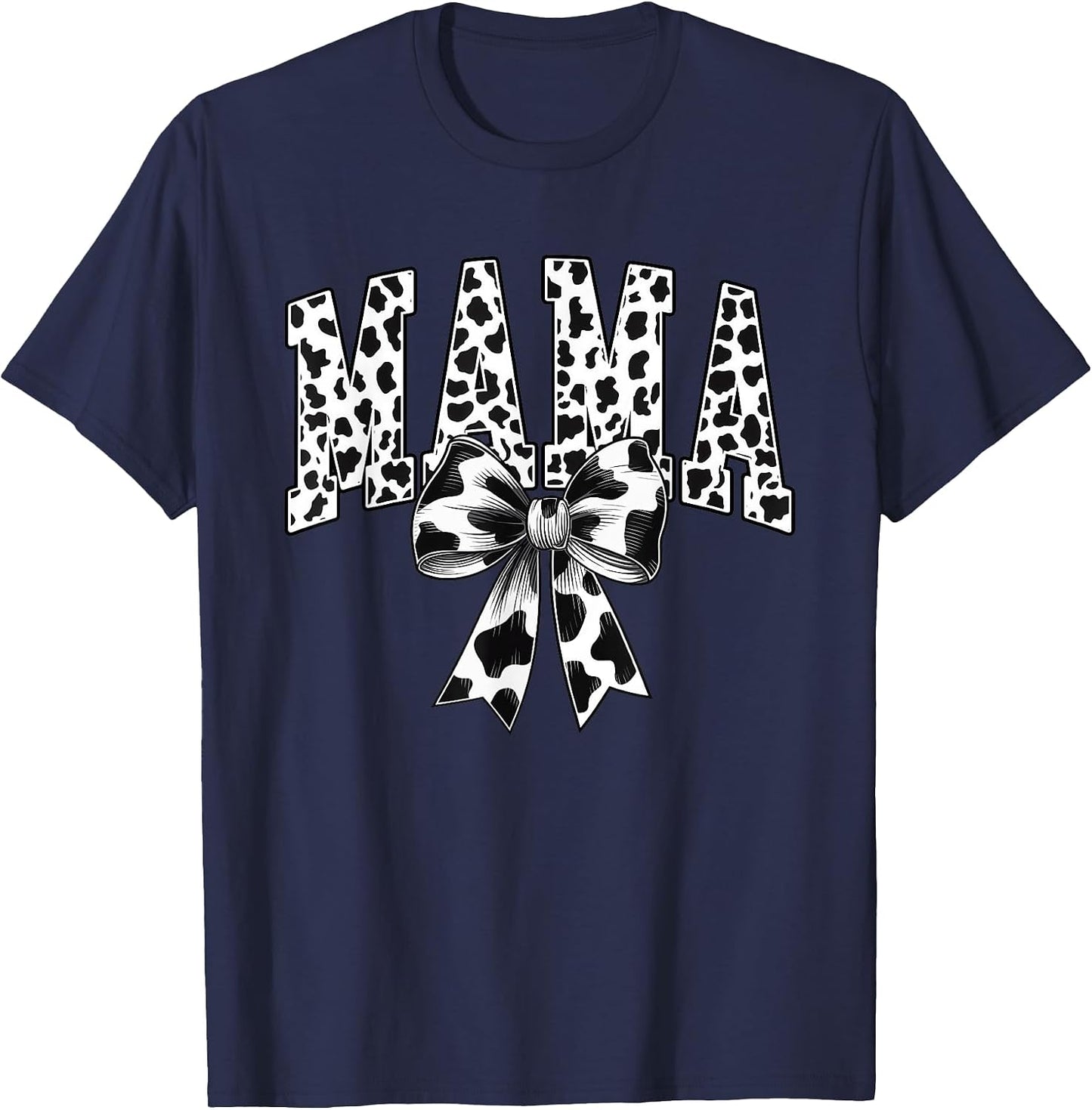 Mama Cow Print Bow Mother's Day