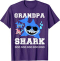 Grandpa Shark Men Kids Matching Father's Day