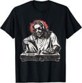 Jesus Christ DJ Turntables Music Producer EDM