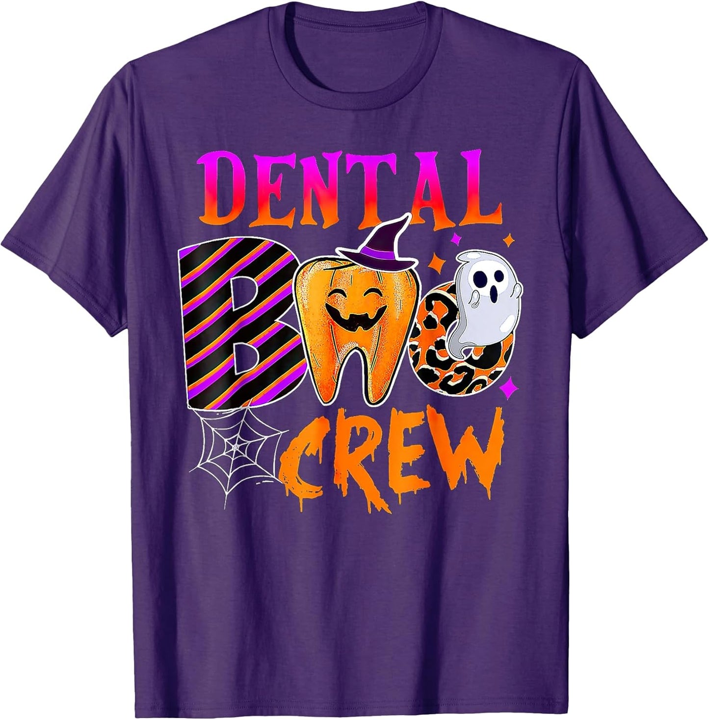 Halloween Dental Boo Crew Teeth t -shir t