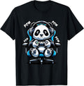 Gamer Gaming Panda Pow Pow Video Game Graphic