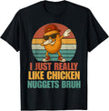 Funny Vintage Chicken Nuggets Lover Kids Designs