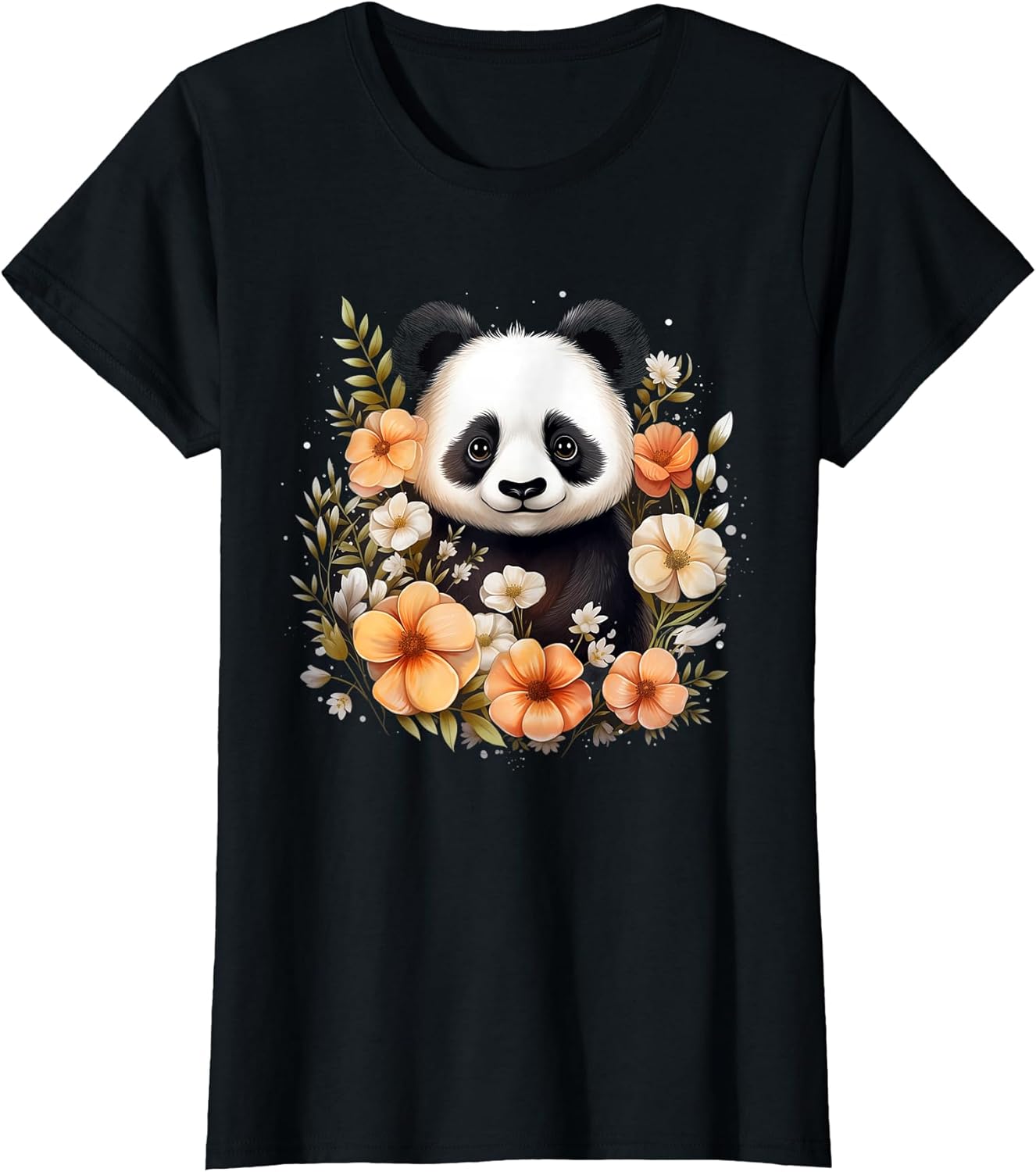 Floral Panda Bear