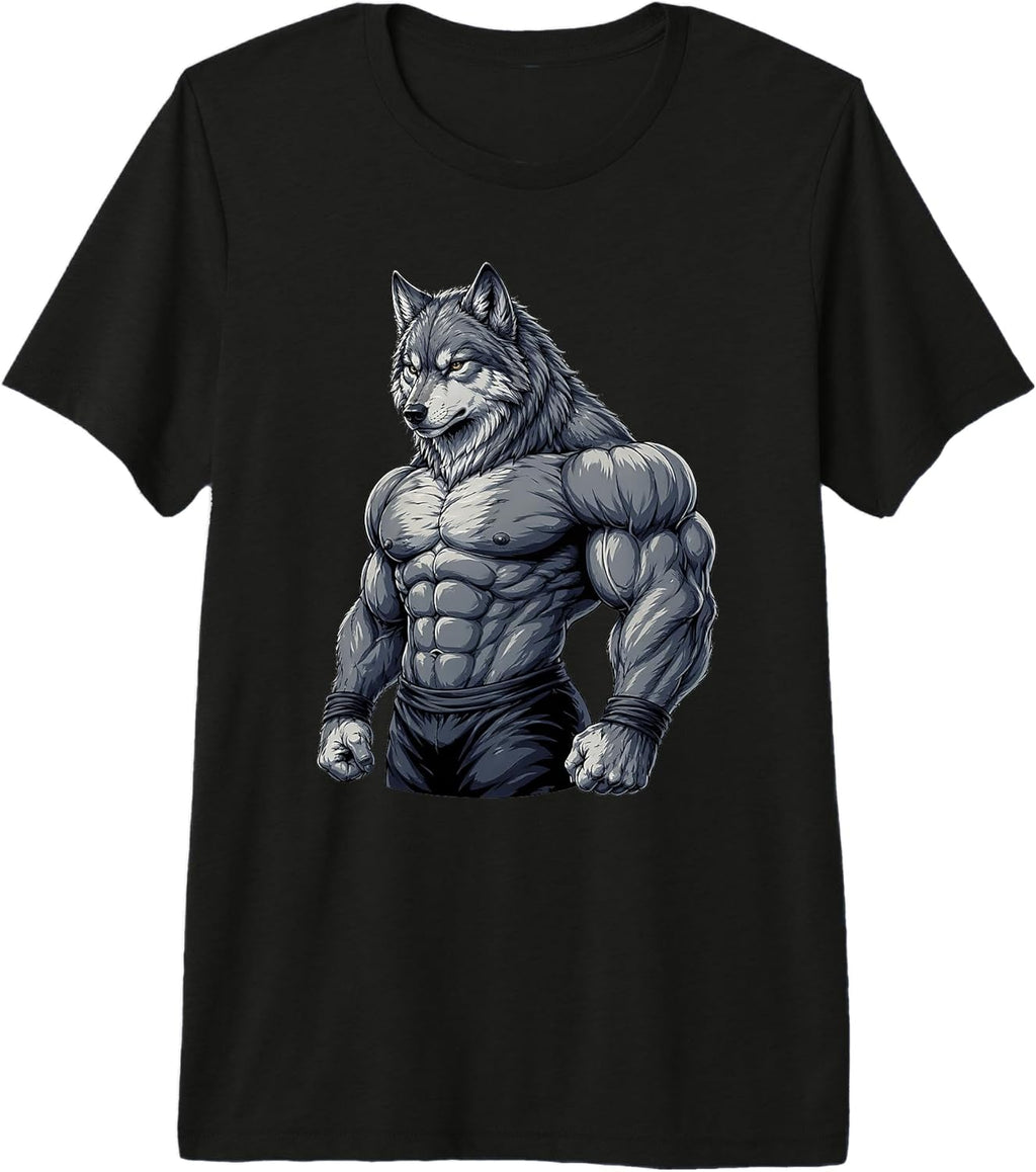 Wolf Powerlifting Weightlifting Gym Apparel
