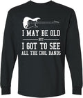 Vintage Rock Music Long Sleeve T-Shirt Funny Retro Concert Fan Gift Tee for Classic Bands Men Women