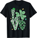 St. Patrick's Day Love Shamrock Clover Funny Tee