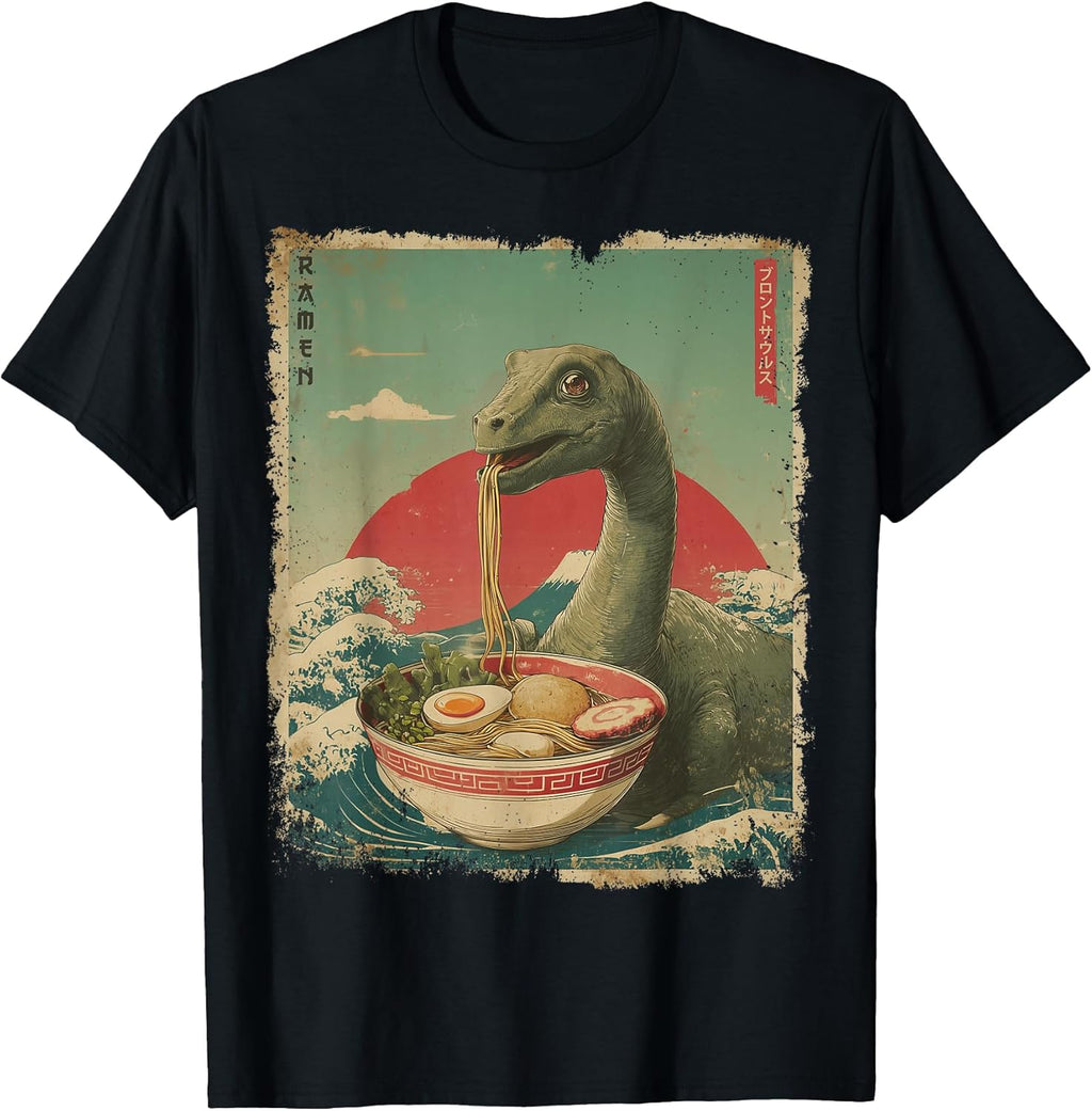 Brontosaurus Vintage Ramen Japanese Kawaii Gifts