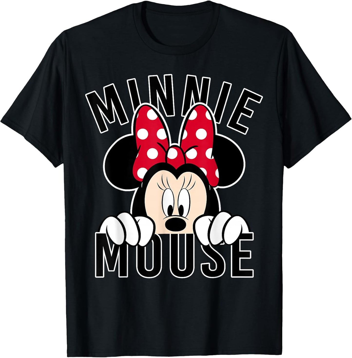 Minnie Rock The Dots Peeking Minnie T-Shirt