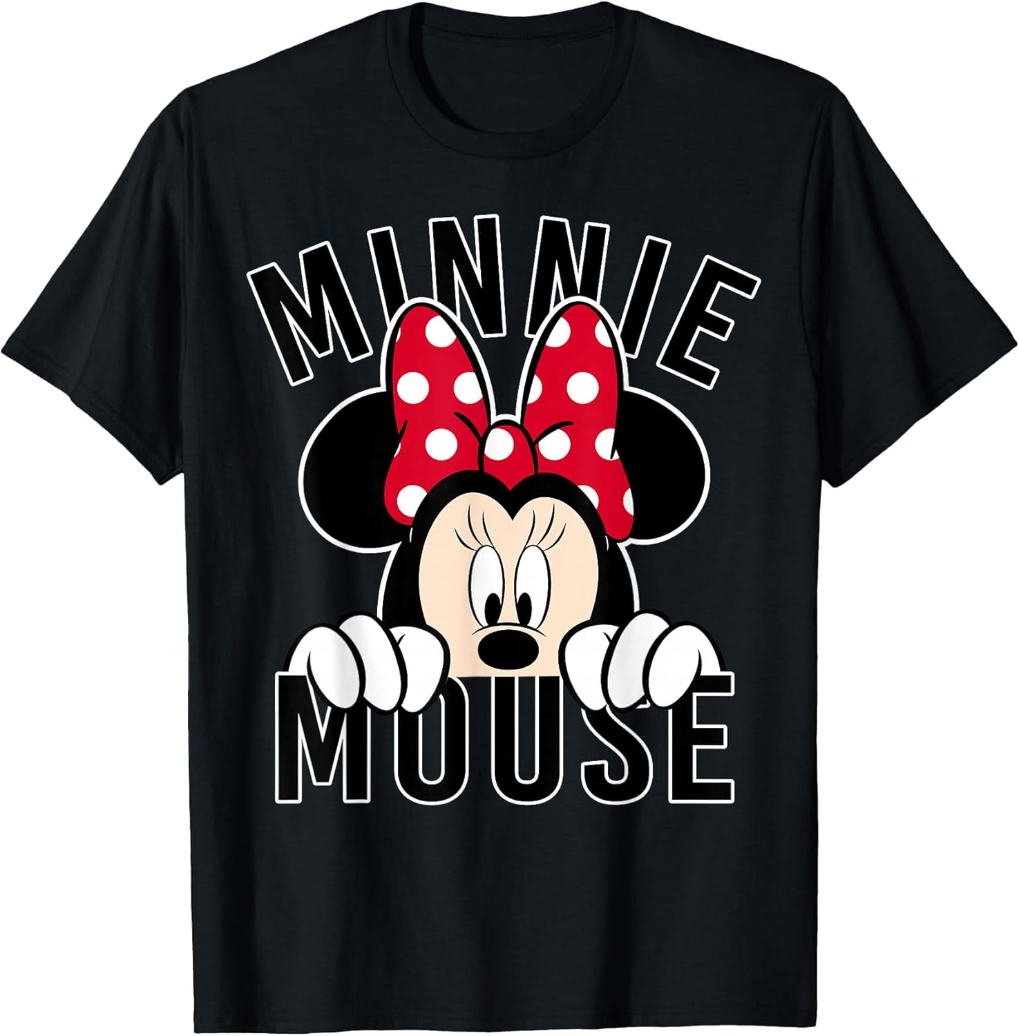 Minnie Rock The Dots Peeking Minnie T-Shirt
