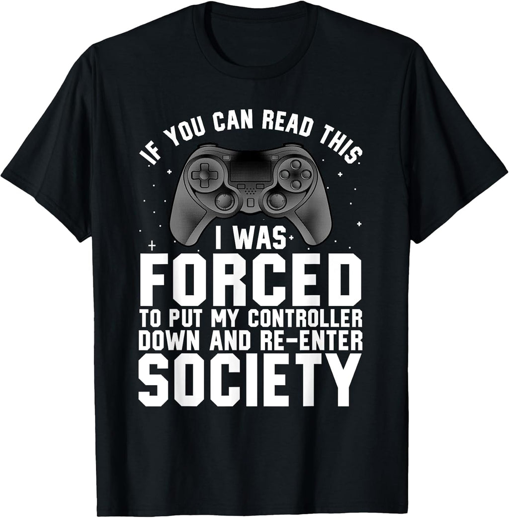 Funny Gamer For Men Women Video Gamer Gaming Game Controller T-Shirt