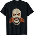 Gangster Ski Mask - 80s 90s Old School Hip Hop T-Shirt