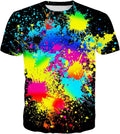 Unisex 3D Pattern Printed Short Sleeve T-Shirts Casual Graphics Tees