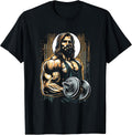 Retro Weightlifting Jesus Meme Lover Gifts