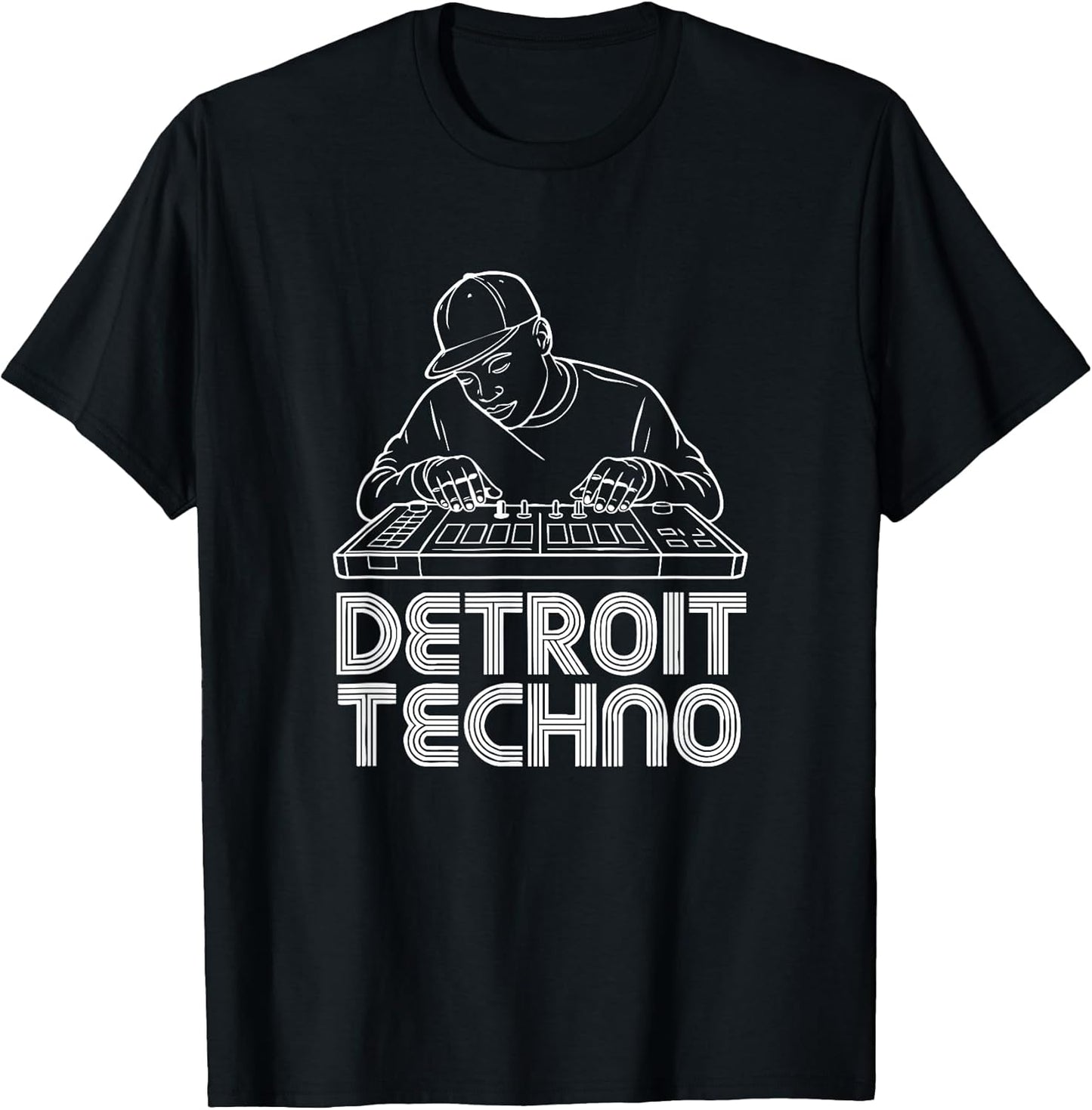 Detroit 1980s and 1990s techno shirts