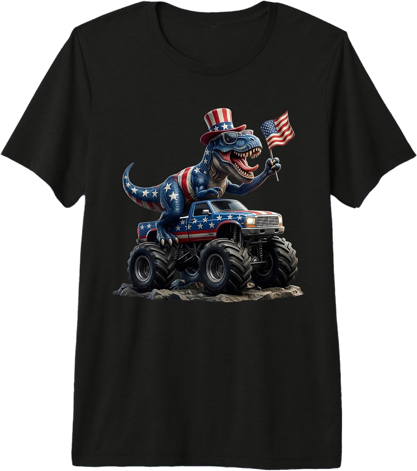 Funny Dinosaur Us 4th of July Apparel