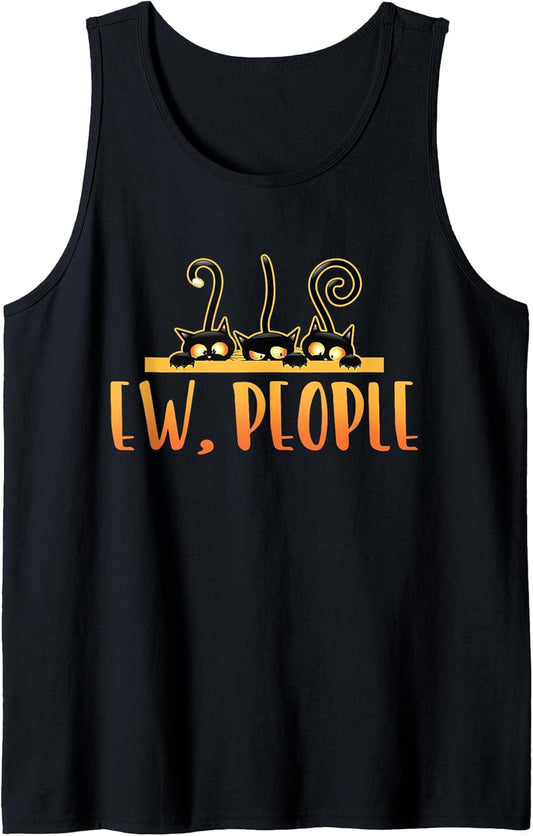 Funny Ew People Cat Mocking Sarcastic Merch