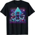 Classic Arcade Gaming Design T-Shirt
