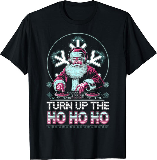 Xmas EDM Techno Rave Music Lover Men Women Tees