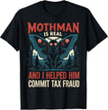 Funny Mothman Tax Fraud Cryptozoology